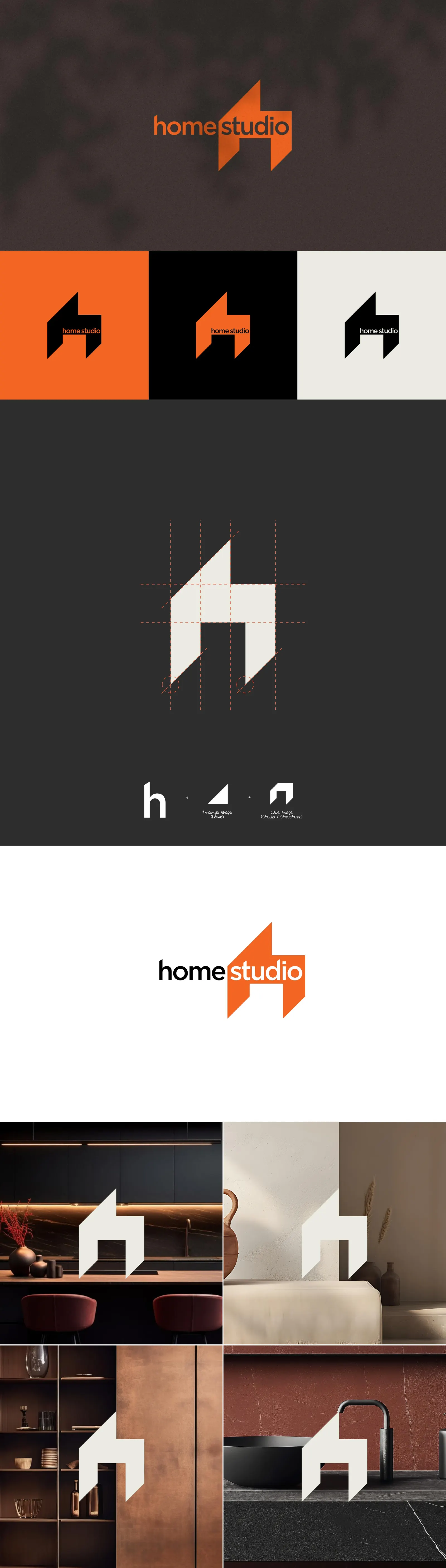Home Studio Interiors premium brand guideline cover