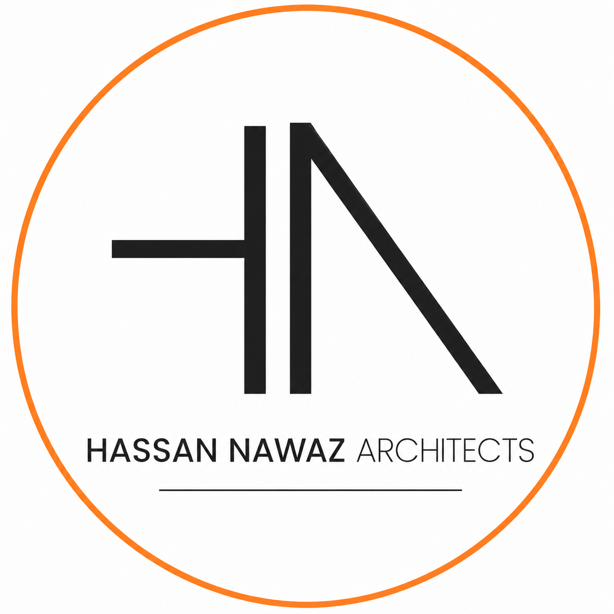 Hassan Nawaz Architects logo by Crea8iv Media