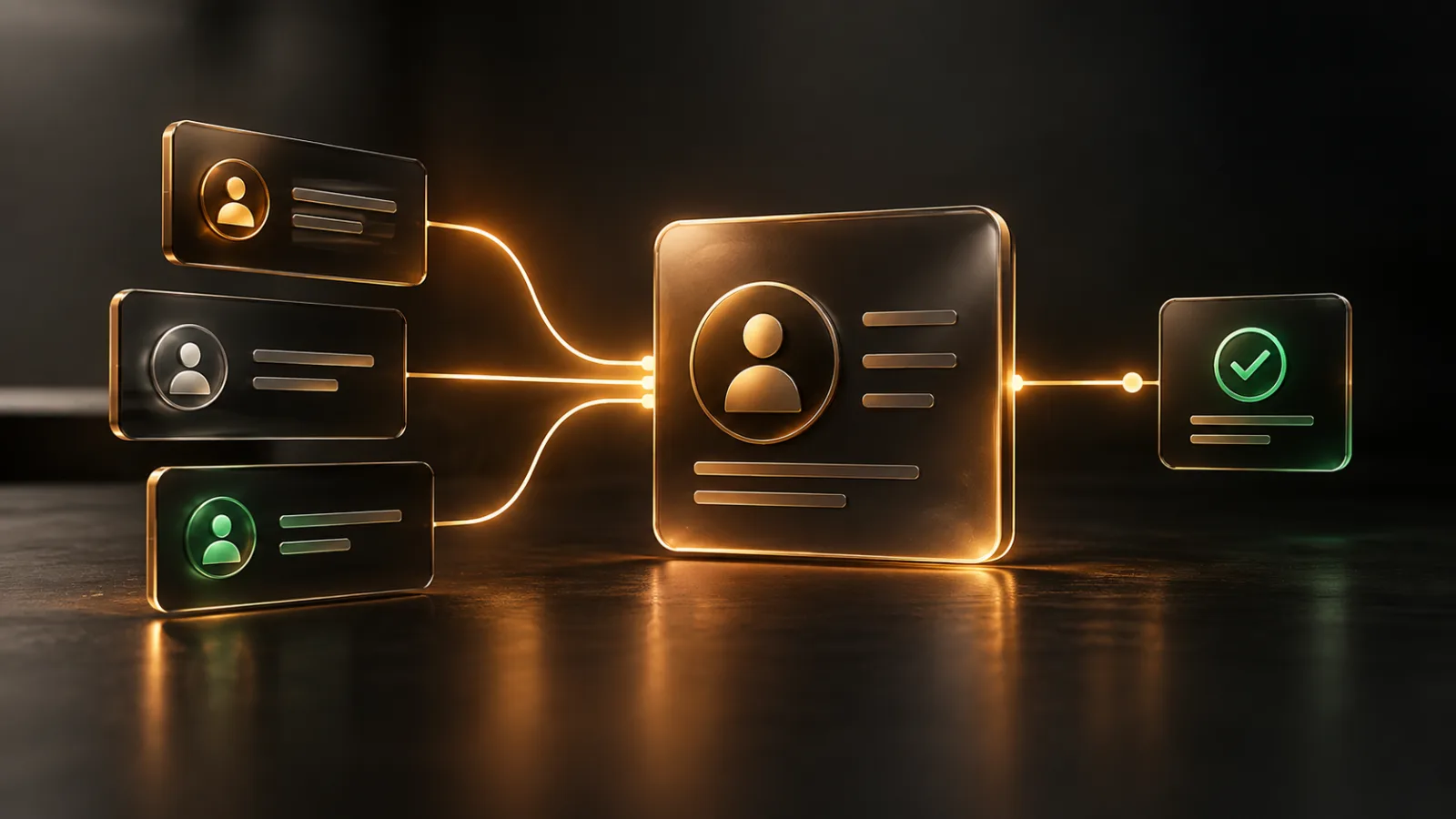 Minimal CRM pipeline and follow-up visual by Crea8iv Media