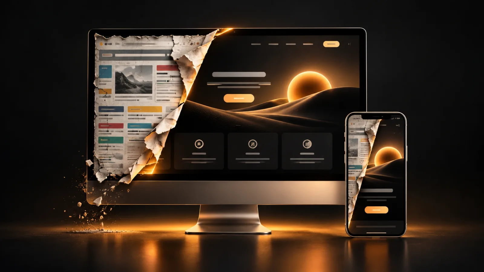 Business service website design