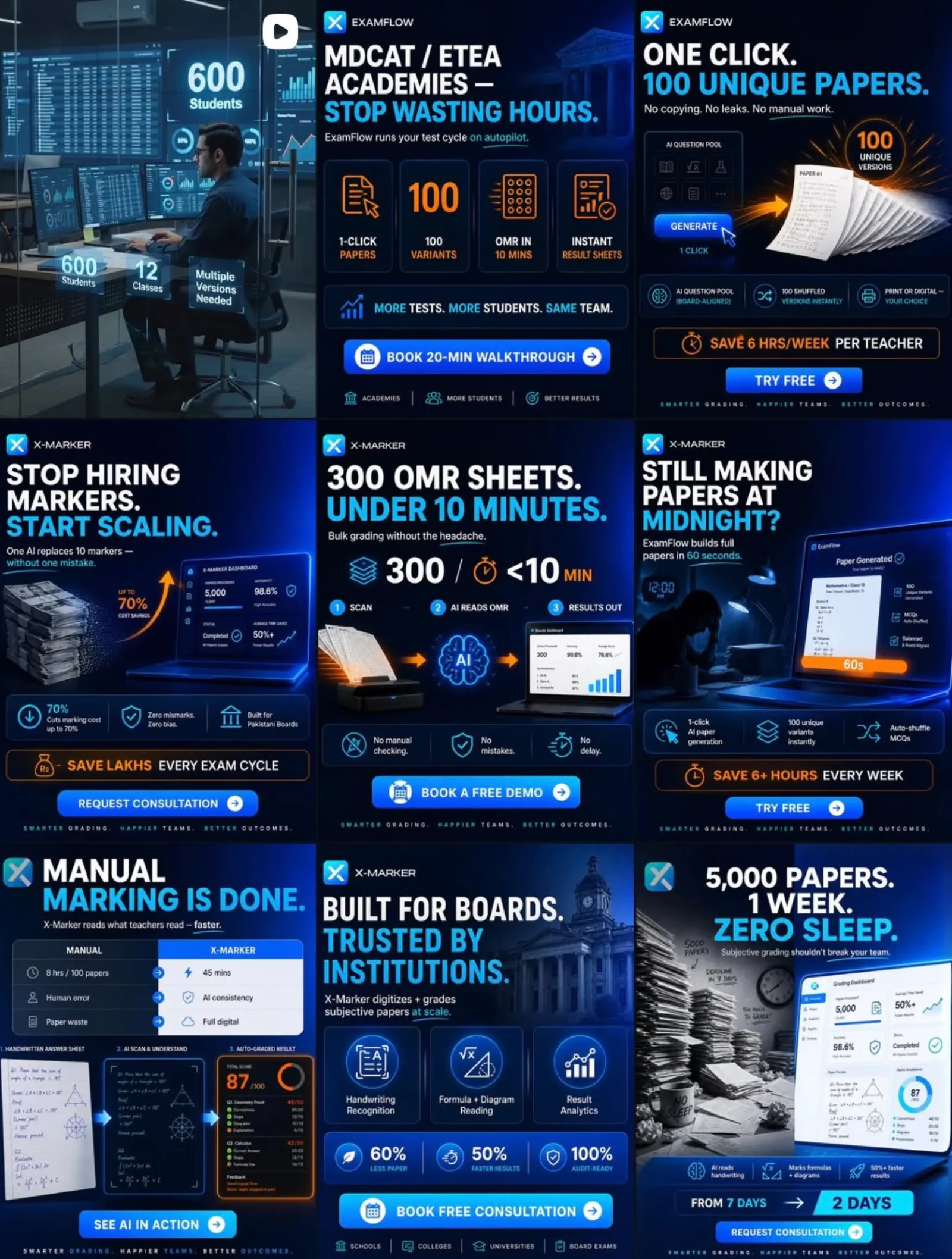 E-Commerce Product Social Media Grid Preview 03 by Crea8iv Media