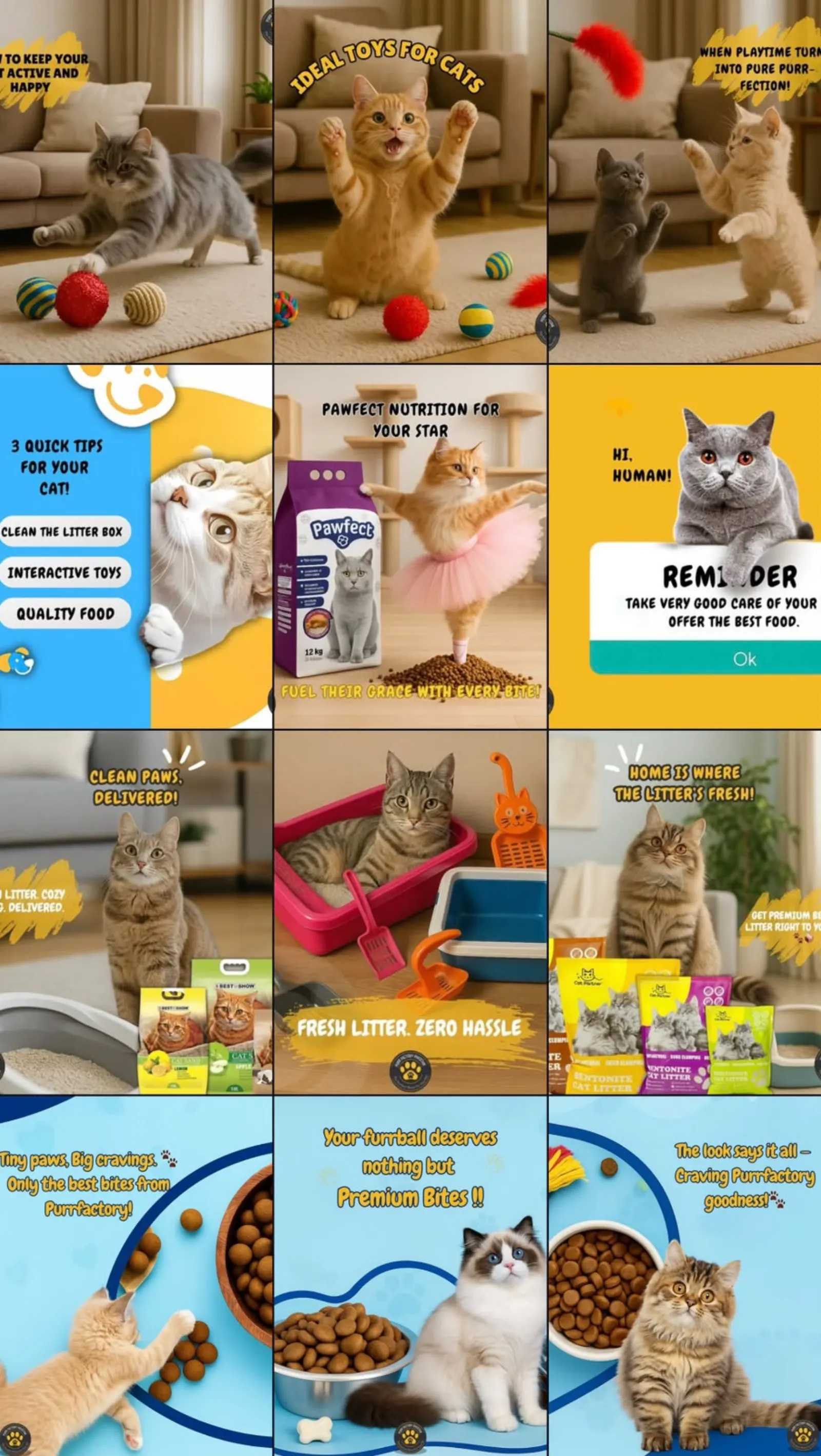 E-Commerce Product Social Media Grid Preview 04 by Crea8iv Media