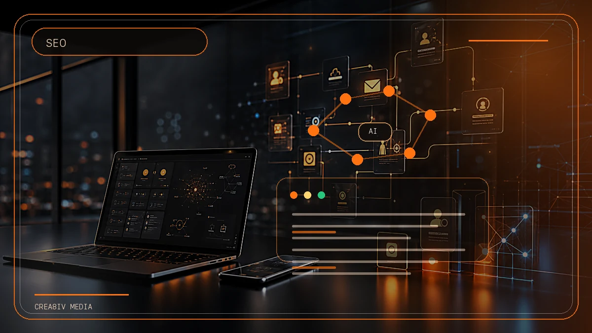 Founder page connected to AI search and entity SEO knowledge graph signals.