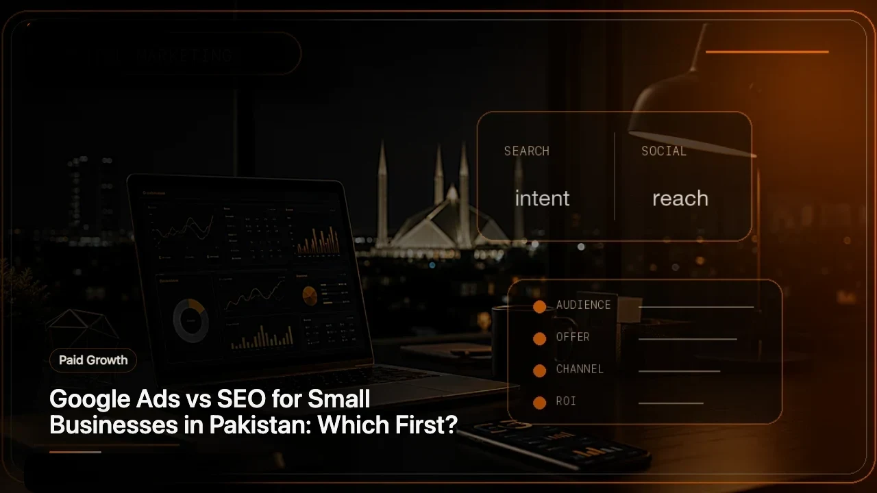 Google Ads vs SEO for Small Businesses in Pakistan: Which First?