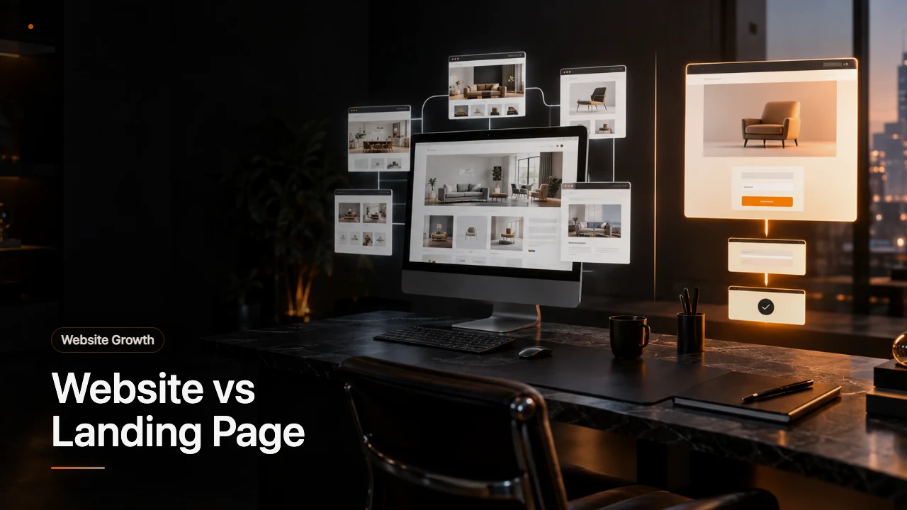 Website vs Landing Page